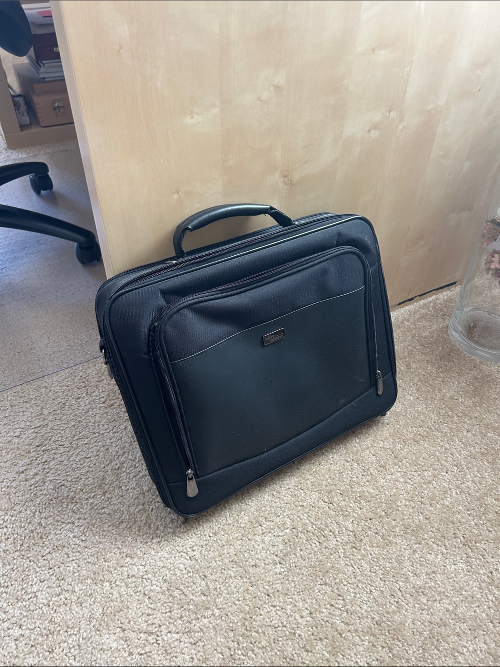 Black Men’s Briefcase Laptop Bag - Brand: Fujitsu Siemens